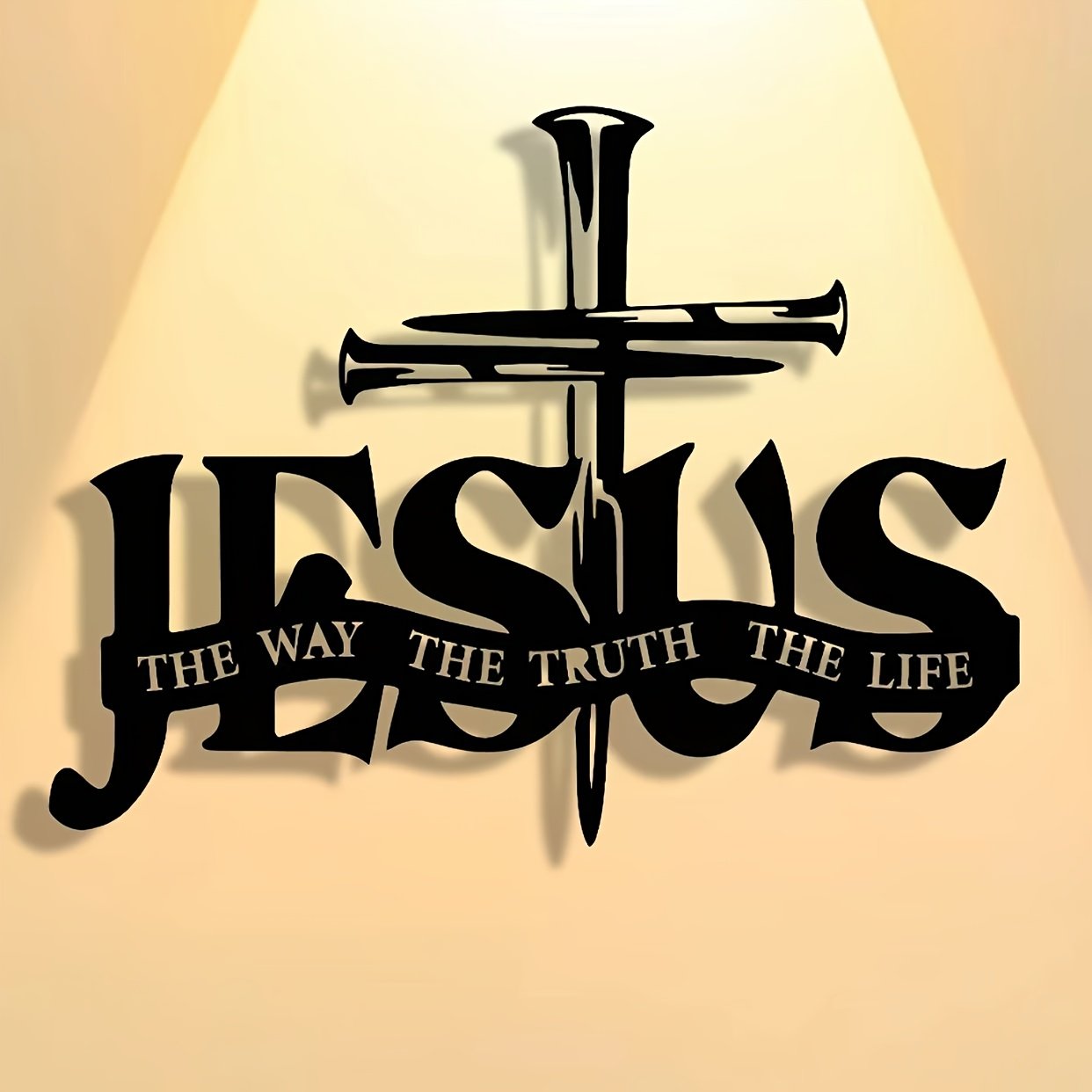 (🎁Last Day 50% OFF)🔥Jesus & Cross Design Wall Art - ⌛Limited Handmade Series