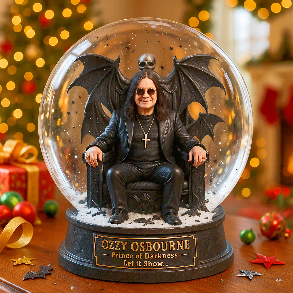 Ozzy Osbourne Christmas Crystal Ball