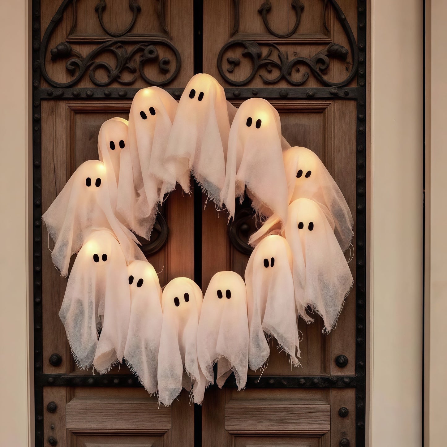 šFlash Saleā”50K+ SOLD! Almost Goneš„Lit Ghosts Wreath