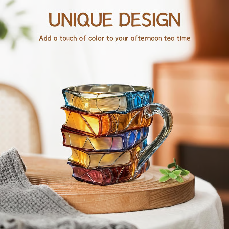 🎁Last Day Promotion 49% OFF🔥Painted Book Mug Novelty Coffee Mugs