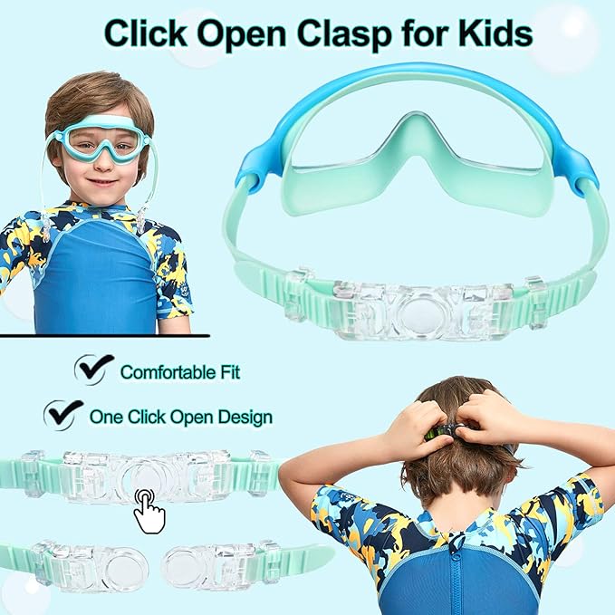 Anti-fog children's diving goggles