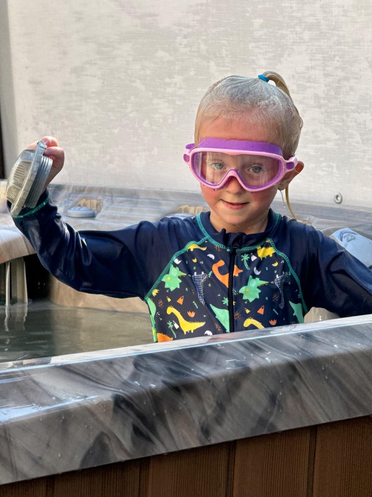 Anti-fog children's diving goggles