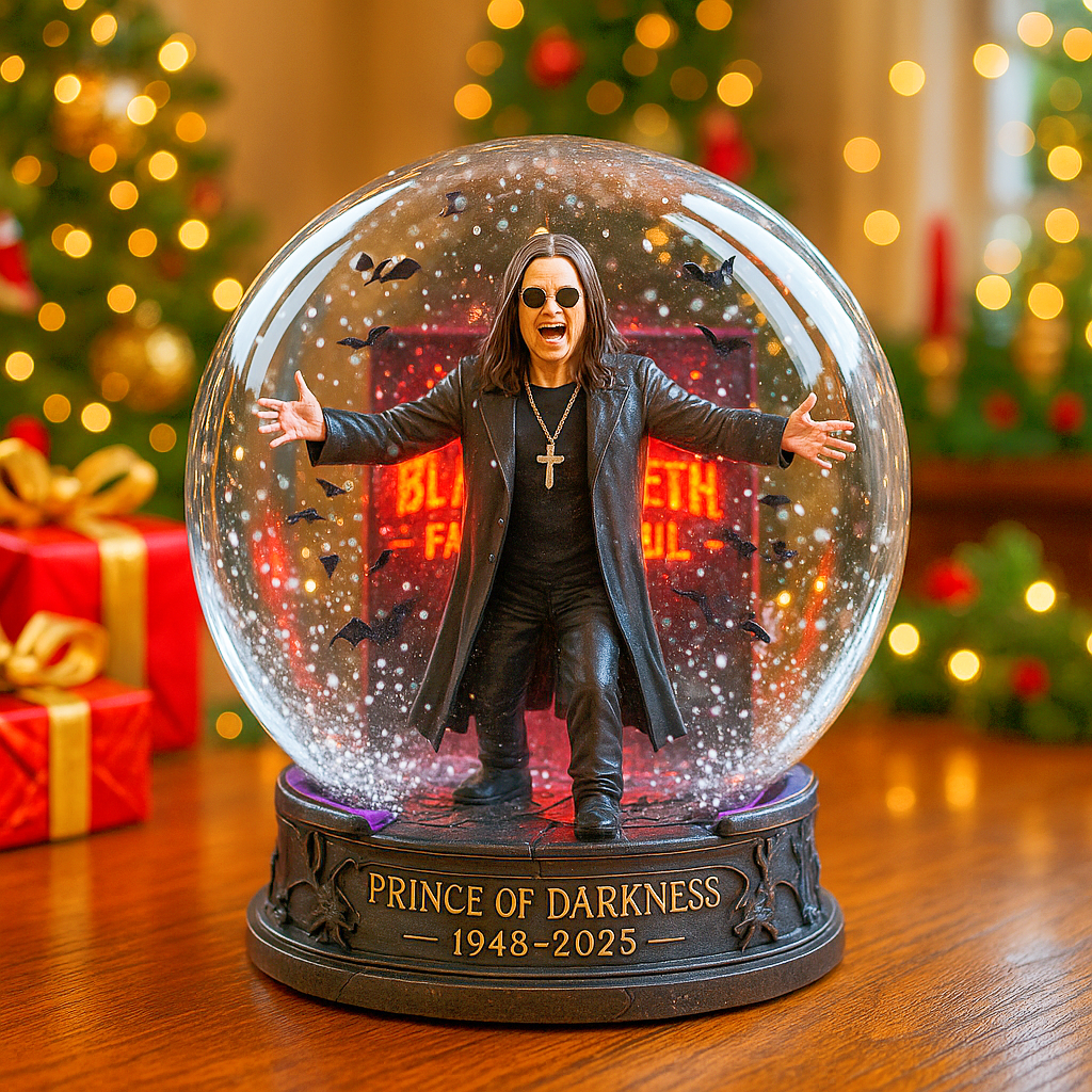 Ozzy Osbourne Christmas Crystal Ball