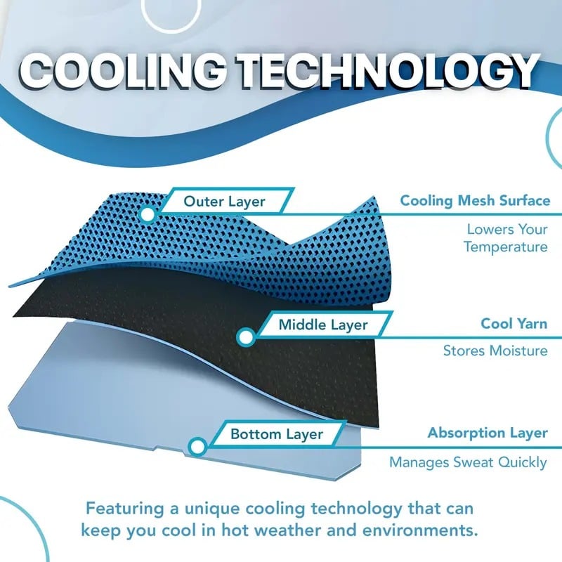 🎁Buy 1 Get 1 Free🔥Cold Sweat Towel You Can Use Anywhere, Anytime! Reusable Soft Absorbent Cooling Portable