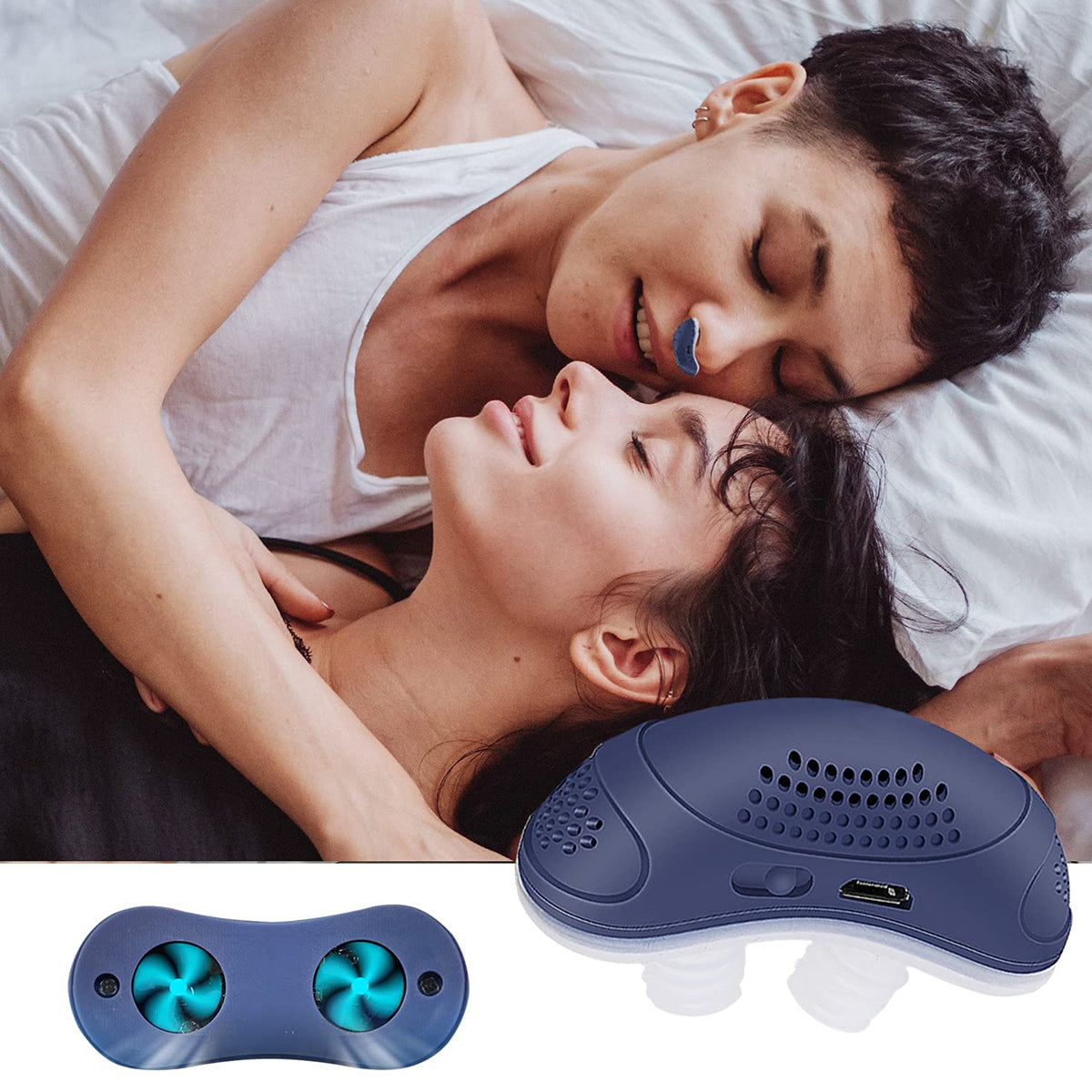 š„Develops Newly Launched The Hoseless, Maskless, Micro-CPAP Anti Snoringā
made in the USAā
š„Limited stock available!š„