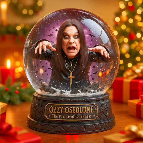 Ozzy Osbourne Christmas Crystal Ball