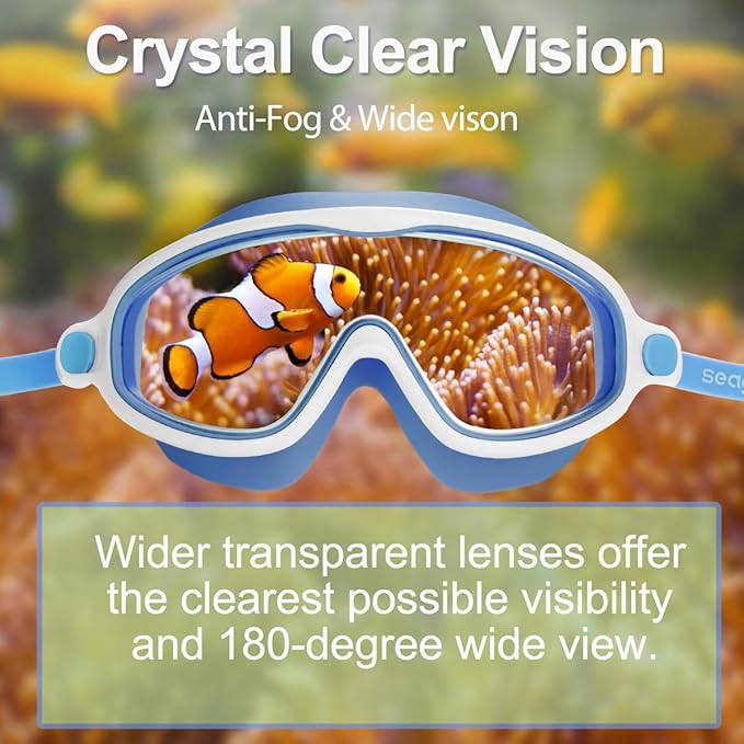Anti-fog children's diving goggles