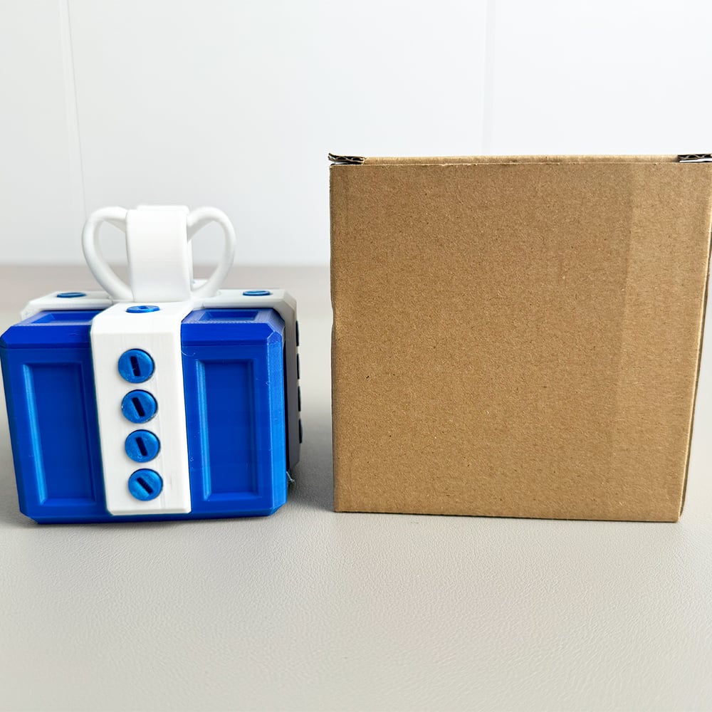 🎁 3D Printed Annoying Gift Box Ornaments 😂 - Ideal for Pranks and Mischief!