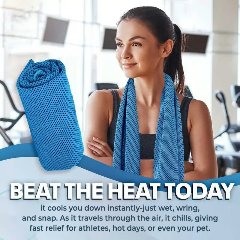🎁Buy 1 Get 1 Free🔥Cold Sweat Towel You Can Use Anywhere, Anytime! Reusable Soft Absorbent Cooling Portable