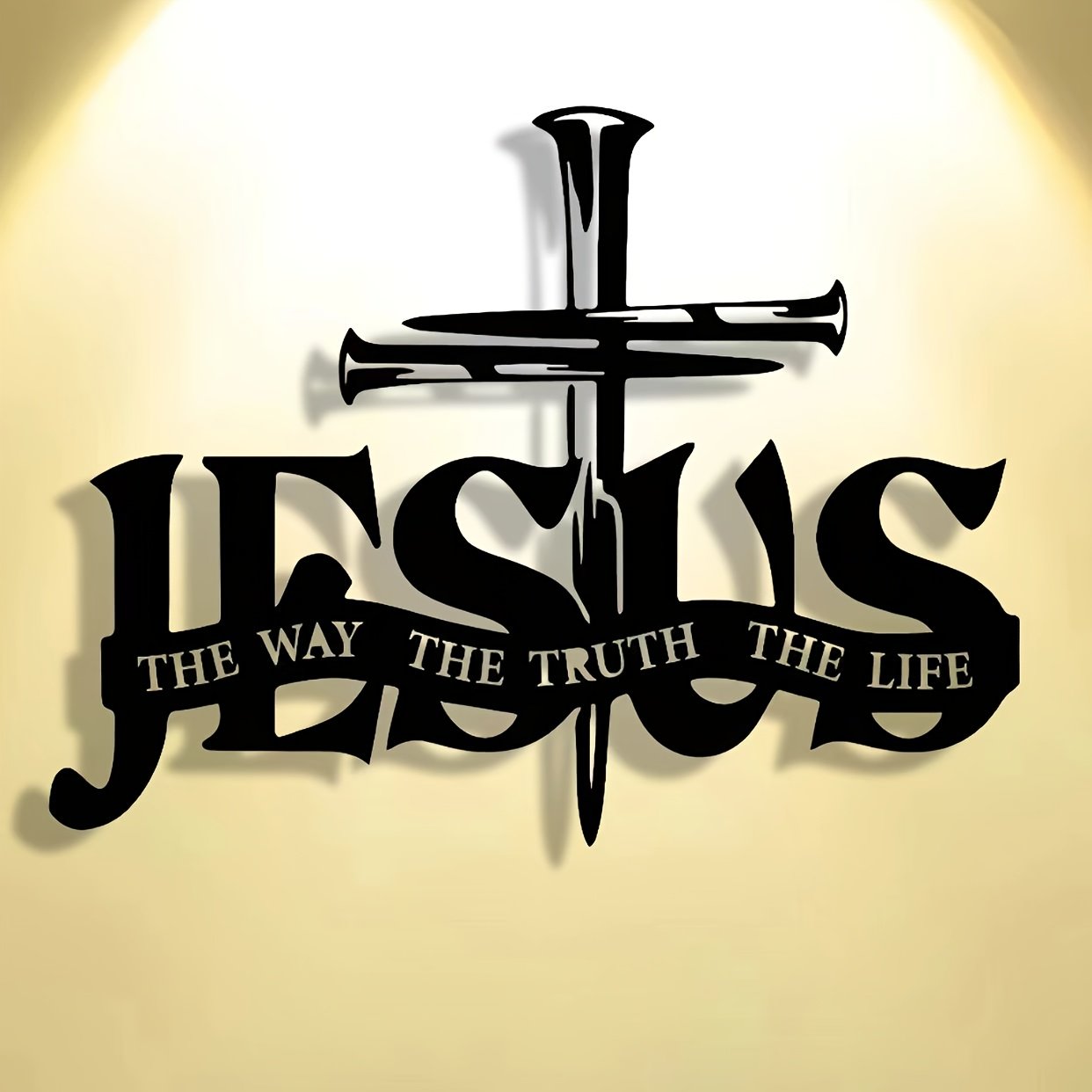 (🎁Last Day 50% OFF)🔥Jesus & Cross Design Wall Art - ⌛Limited Handmade Series