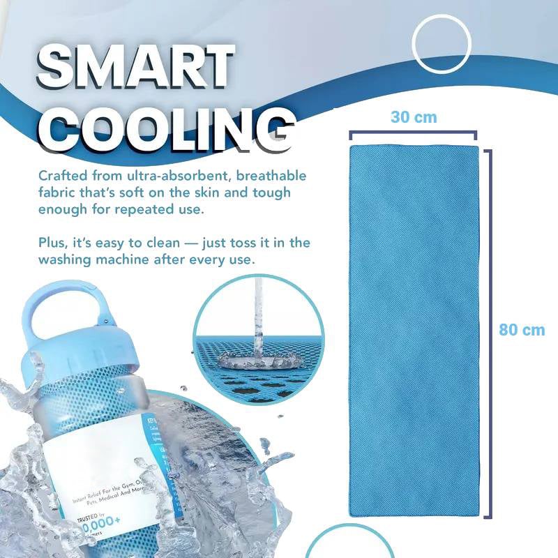 🎁Buy 1 Get 1 Free🔥Cold Sweat Towel You Can Use Anywhere, Anytime! Reusable Soft Absorbent Cooling Portable