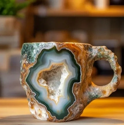(🌲Early Christmas Sale ) ✨️2025 New Mineral Crystal Coffee Mugs☕
