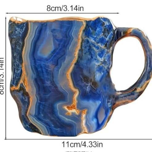 (🌲Early Christmas Sale ) ✨️2025 New Mineral Crystal Coffee Mugs☕