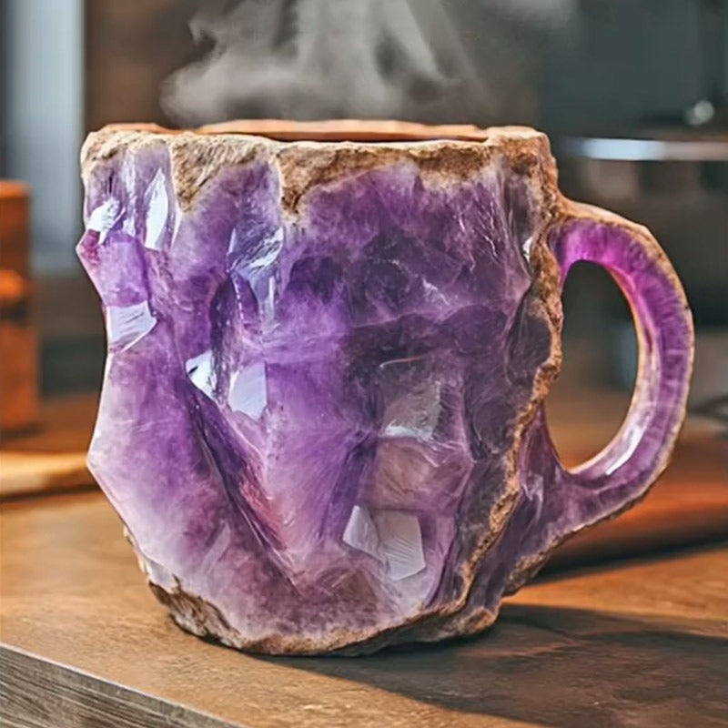 (🌲Early Christmas Sale ) ✨️2025 New Mineral Crystal Coffee Mugs☕