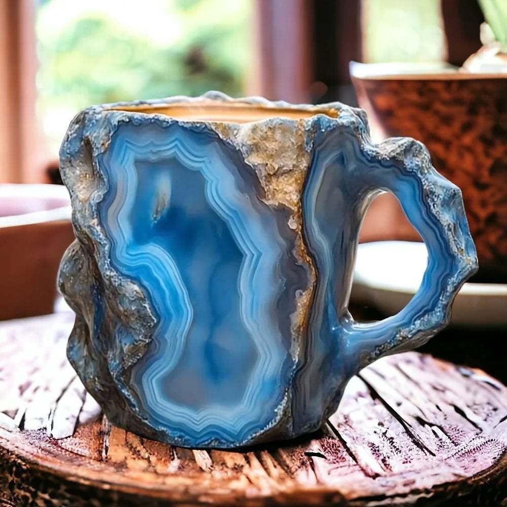 (🌲Early Christmas Sale ) ✨️2025 New Mineral Crystal Coffee Mugs☕