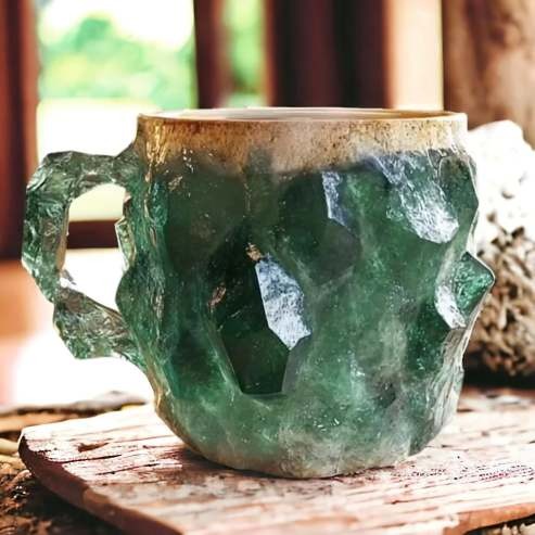 (🌲Early Christmas Sale ) ✨️2025 New Mineral Crystal Coffee Mugs☕