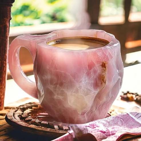 (🌲Early Christmas Sale ) ✨️2025 New Mineral Crystal Coffee Mugs☕