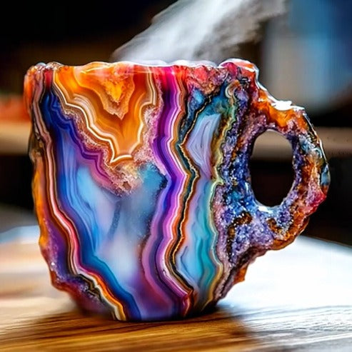 (🌲Early Christmas Sale ) ✨️2025 New Mineral Crystal Coffee Mugs☕