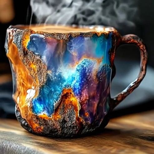 (🌲Early Christmas Sale ) ✨️2025 New Mineral Crystal Coffee Mugs☕