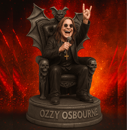 LIMITED EDITION - PREMIUM OZZY OSBOURNE ACRYLIC BLOCK PLAQUE