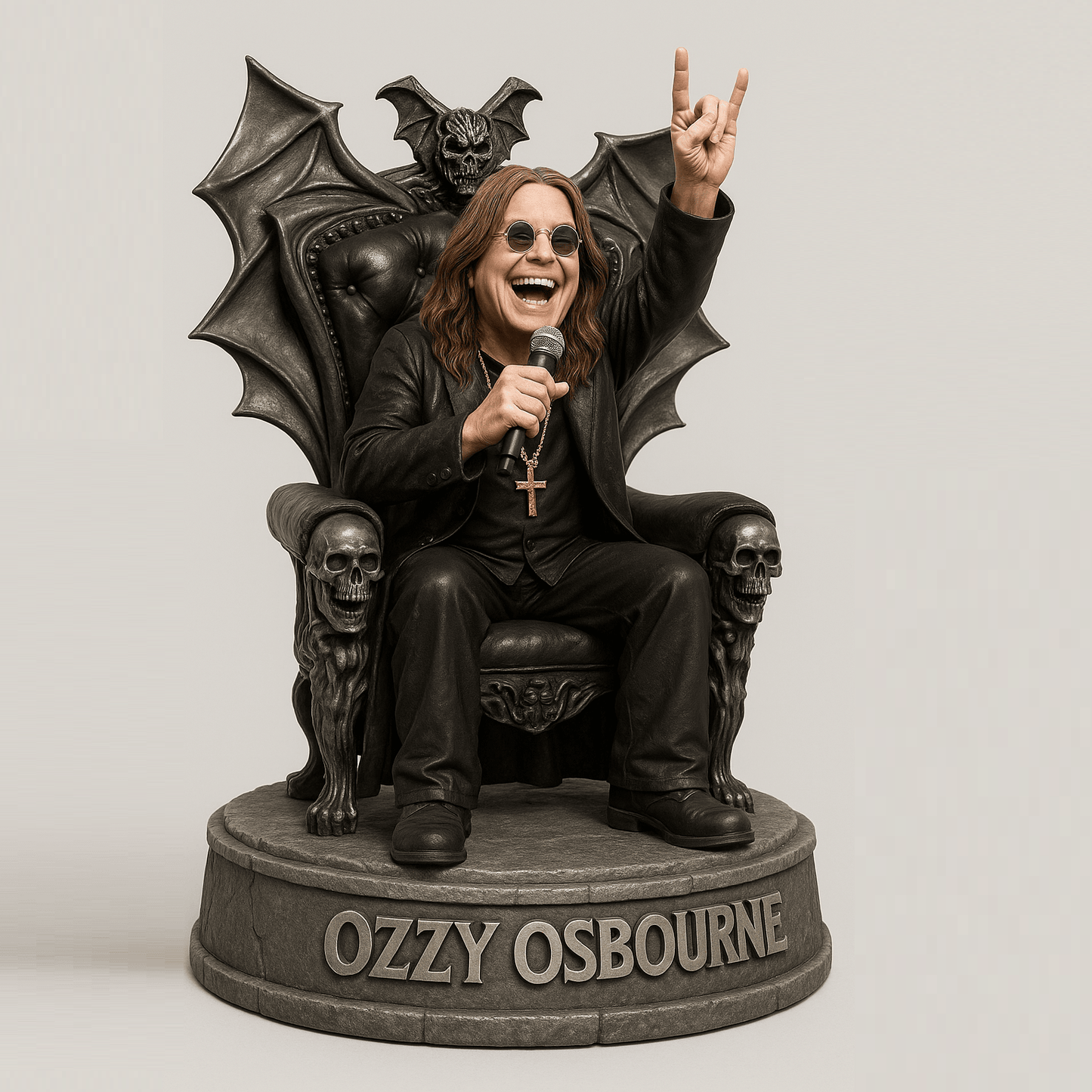 LIMITED EDITION - PREMIUM OZZY OSBOURNE ACRYLIC BLOCK PLAQUE