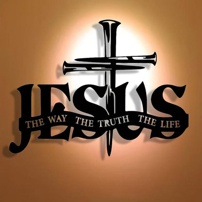 (🎁Last Day 50% OFF)🔥Jesus & Cross Design Wall Art - ⌛Limited Handmade Series