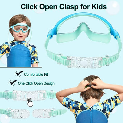 Anti-fog children's diving goggles