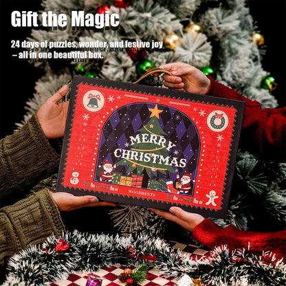 🔥Last Day 50% OFF -🧩WOODBESTS 24-Day Advent Puzzle Calendar