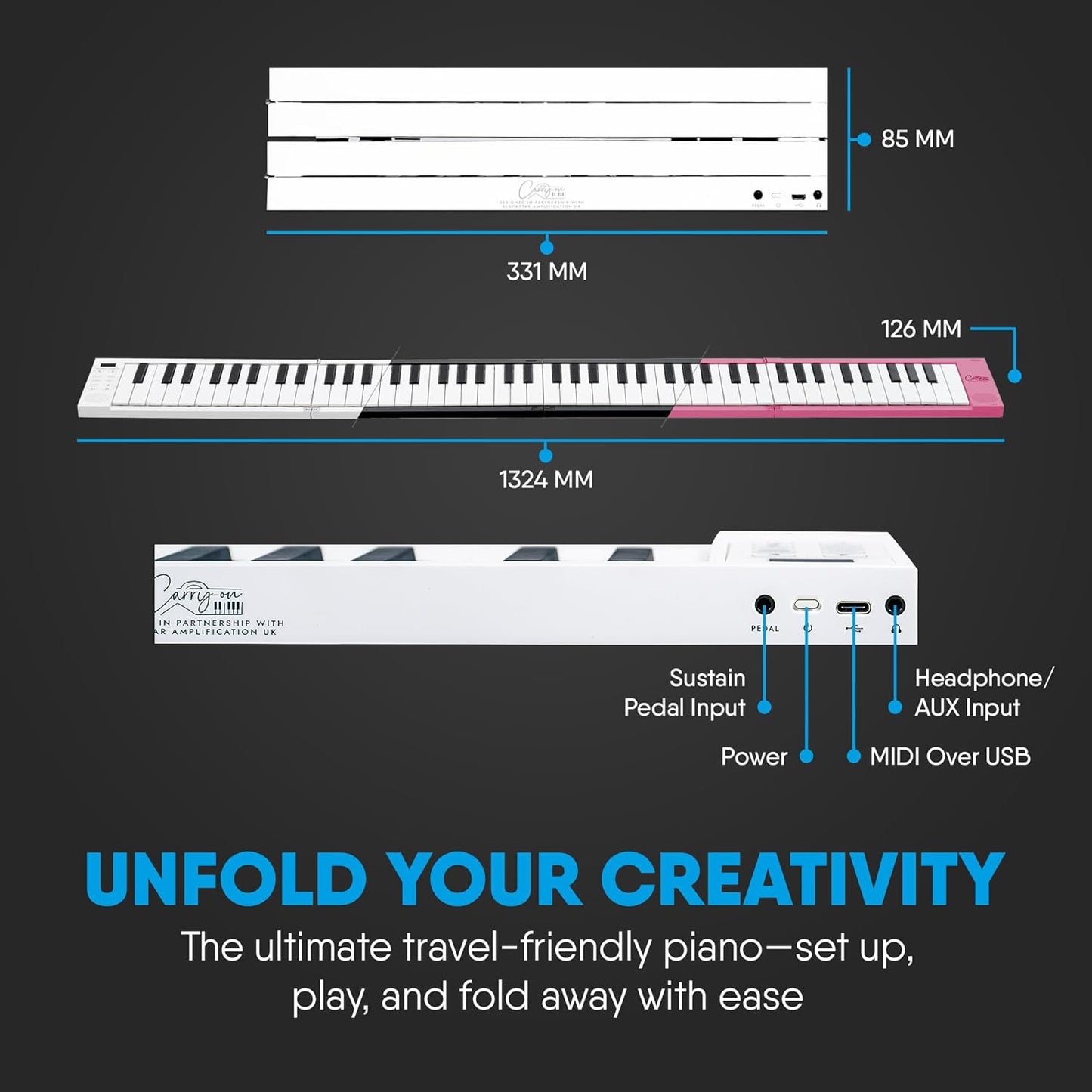 WaveRider 88 – The Foldable Full-Size Piano That Goes Anywhere 🎹