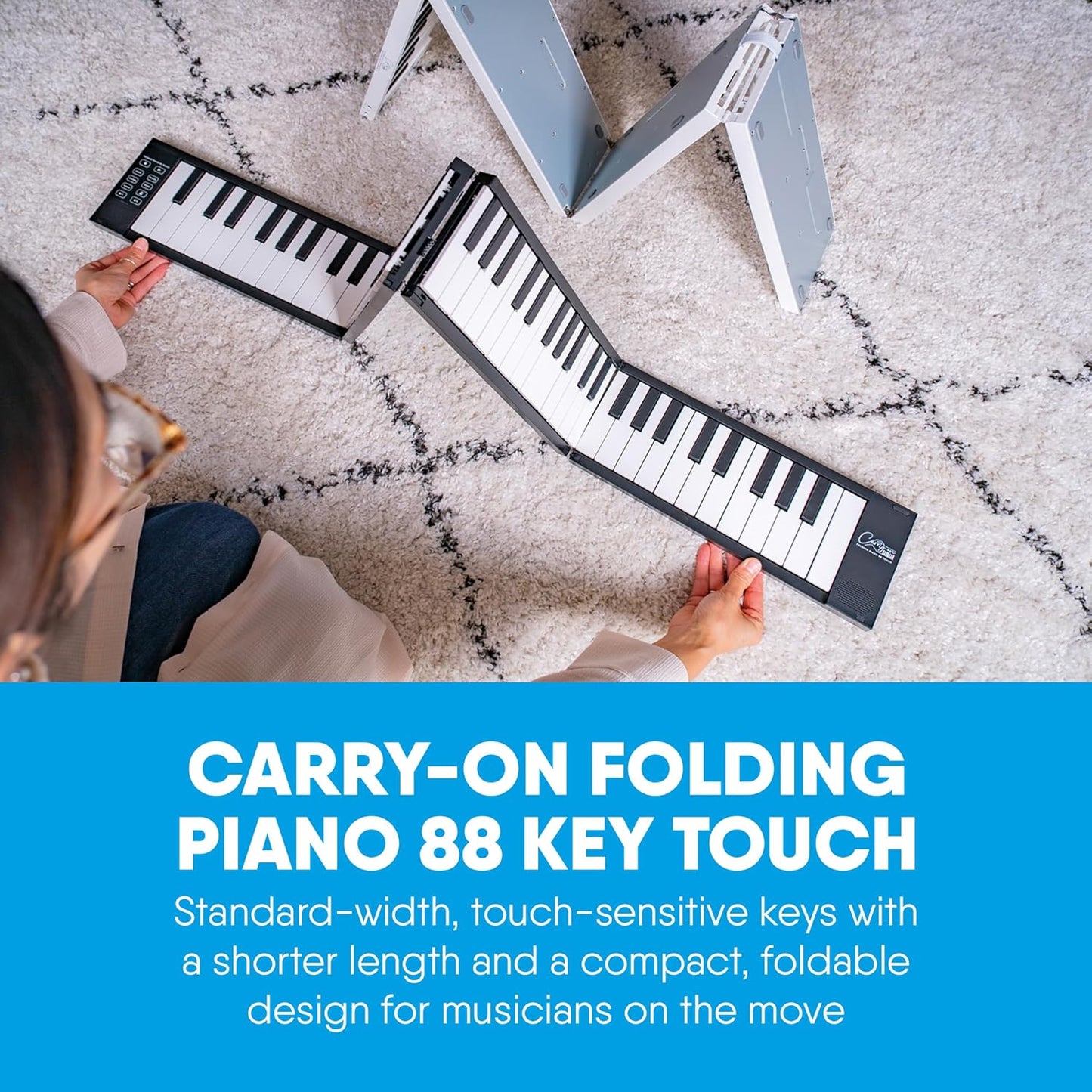 WaveRider 88 – The Foldable Full-Size Piano That Goes Anywhere 🎹