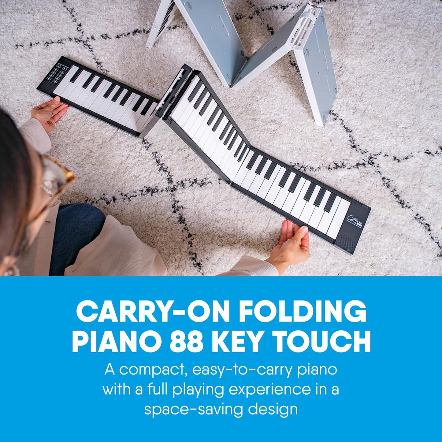 WaveRider 88 – The Foldable Full-Size Piano That Goes Anywhere 🎹
