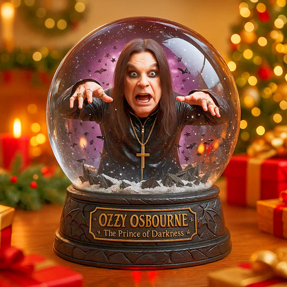 Ozzy Osbourne Christmas Crystal Ball
