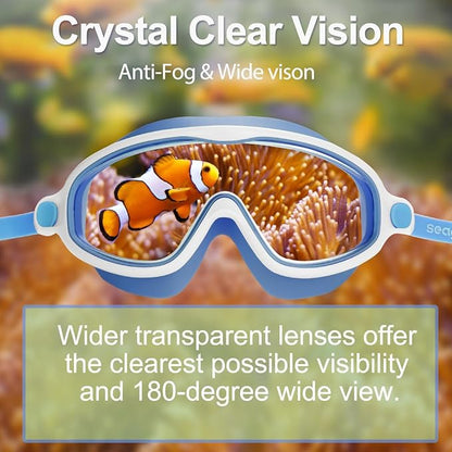 Anti-fog children's diving goggles