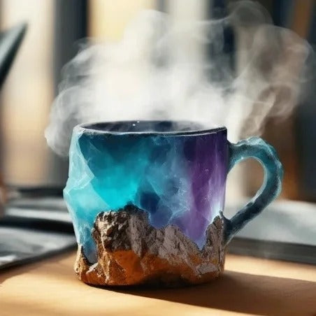 (🌲Early Christmas Sale ) ✨️2025 New Mineral Crystal Coffee Mugs☕